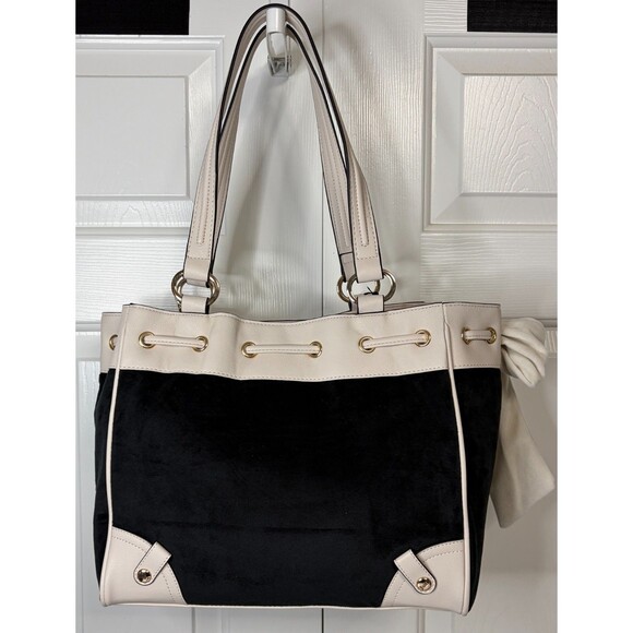 Juicy Couture Classic Scottie Dogs Tote Bag Liquorice/Crystal HTF Viral - Picture 5 of 16